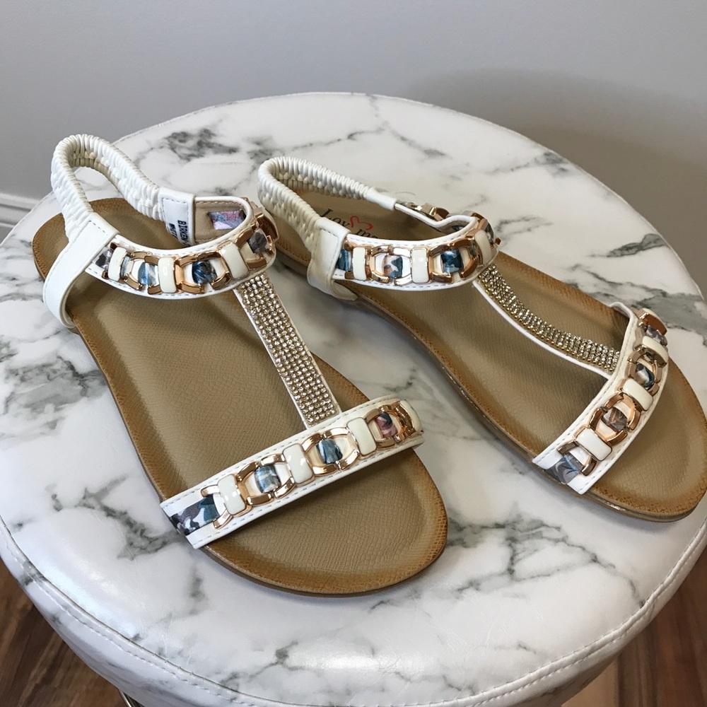 ‼️ Comfort Padded Sandals with Necklace Set - Picture 5 of 8